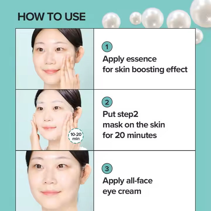 JMsolution JM Marine Luminous Pearl Deep Moisture 3 Step Mask (box of 10)